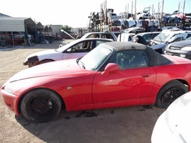 2000 HONDA S2000 RED CONV 2.0L MT A18792